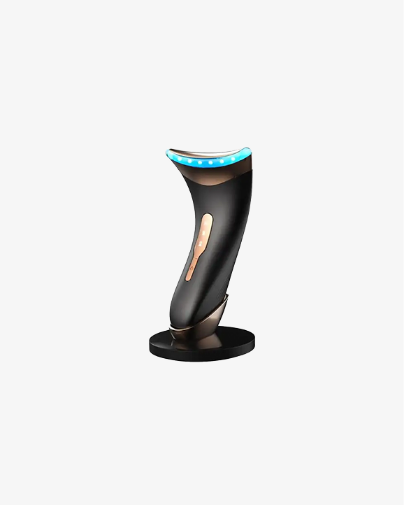 Mini Handheld USB Face and Neck Lifting Massager with LED Light and Vibration