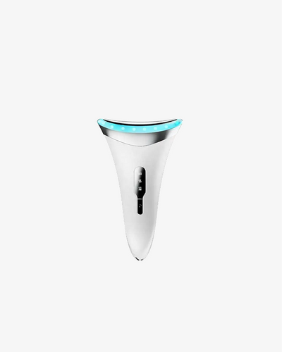 Mini Handheld USB Face and Neck Lifting Massager with LED Light and Vibration (color)