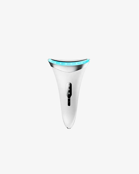 Mini Handheld USB Face and Neck Lifting Massager with LED Light and Vibration
