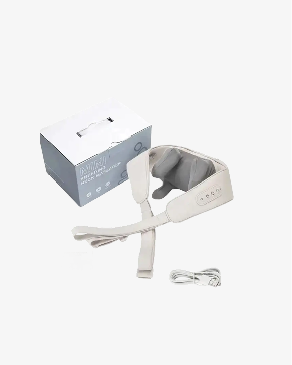 Cordless 8D Kneading Neck and Shoulder Massager with Heat Therapy for Back and Waist