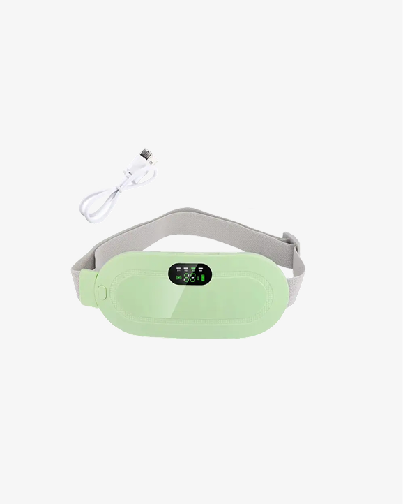 Menstrual Heating Massage Belt with Timing Control for Waist Pain Relief