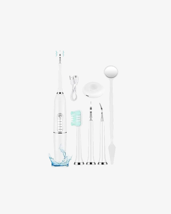 Handheld Ultrasonic Tooth Cleaner and Electric Toothbrush for Home, Office, Travel