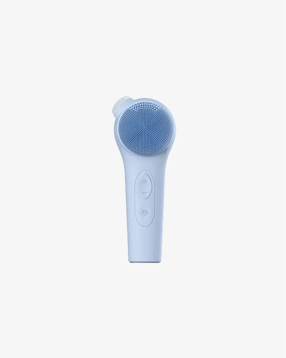 Portable Multi-Function Facial Cleansing Brush with Heat, LED Light, and IPX7