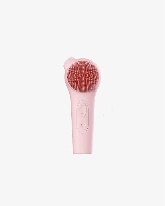 Portable Multi-Function Facial Cleansing Brush with Heat, LED Light, and IPX7