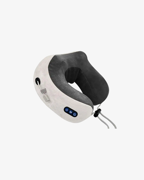 U-Shaped Shiatsu Neck Massage Pillow with Timing Control, USB Rechargeable