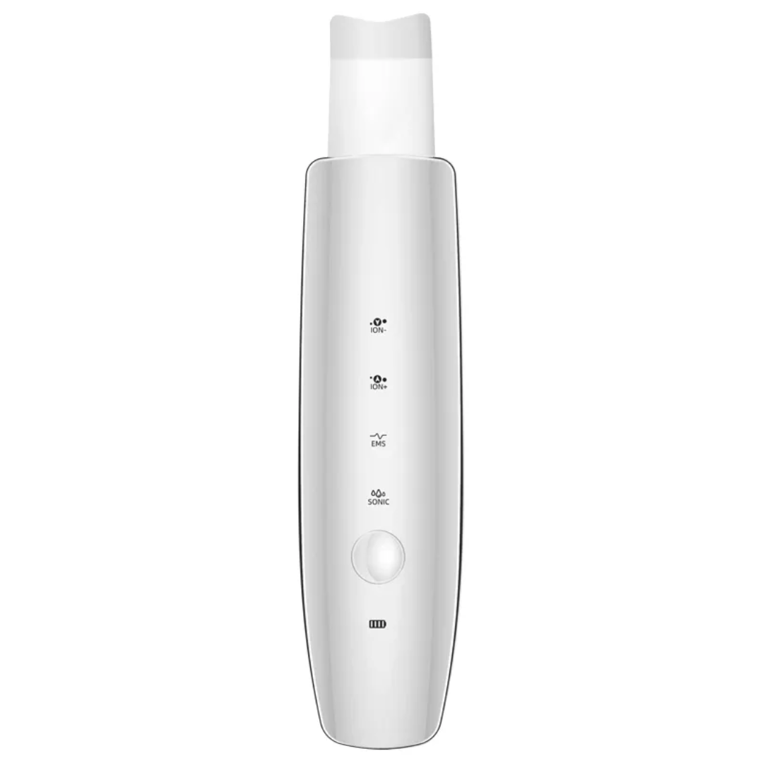 6-in-1 Ultrasonic Skin Scrubber with EMS and Ion for Face, Lips, and Nose