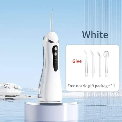 Cordless Portable Water Flosser with 360 Nozzle, 3 Modes, and IPX6 Waterproof (Color)