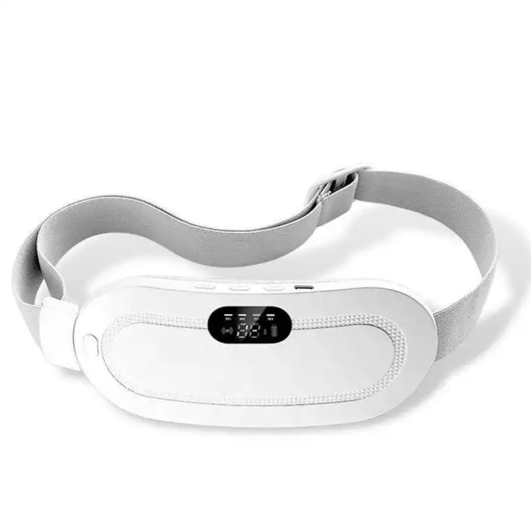 Menstrual Heating Massage Belt with Timing Control for Waist Pain Relief