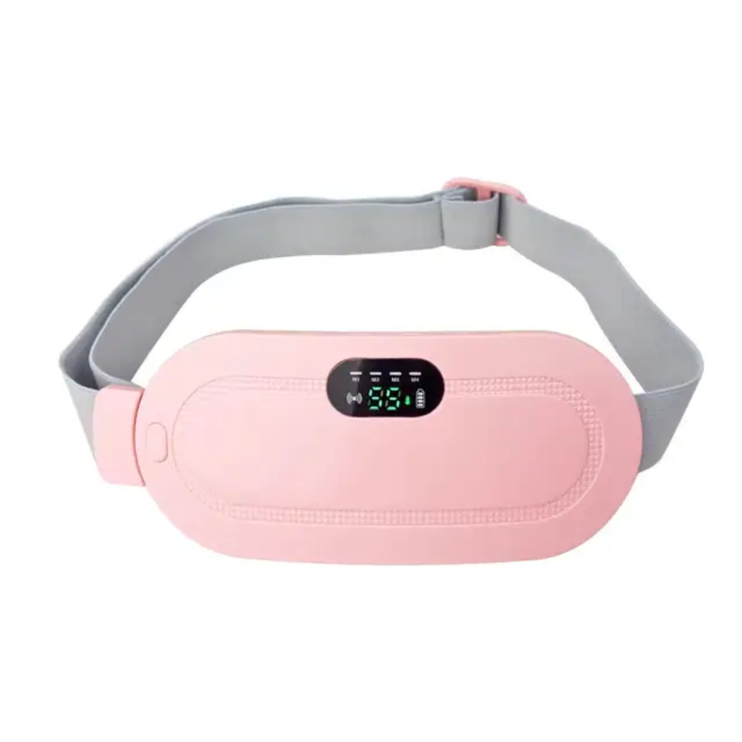 Menstrual Heating Massage Belt with Timing Control for Waist Pain Relief