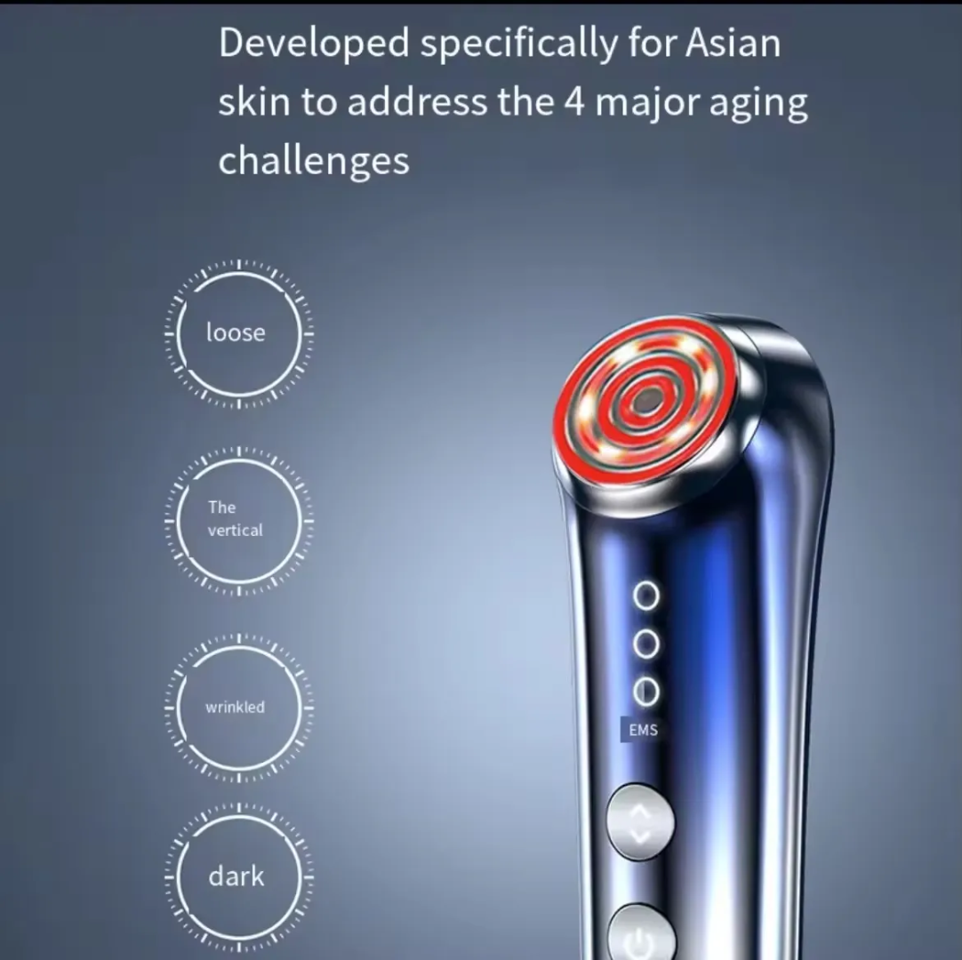 LED RF Face Lifting and Skin Tightening Handheld Device for Eyes and Face