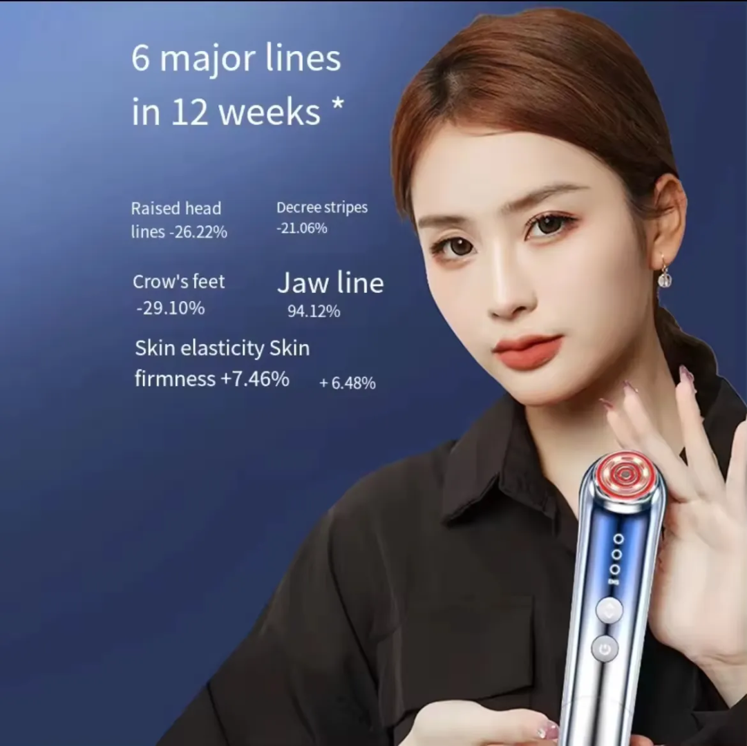 LED RF Face Lifting and Skin Tightening Handheld Device for Eyes and Face