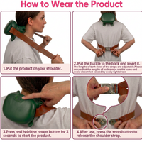 Thumbnail for 4D Kneading Neck and Shoulder Massager with Infrared Physiotherapy and USB